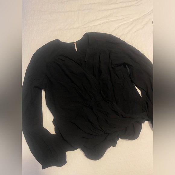 Free People Check on It Wrap Top - Picture 3 of 8